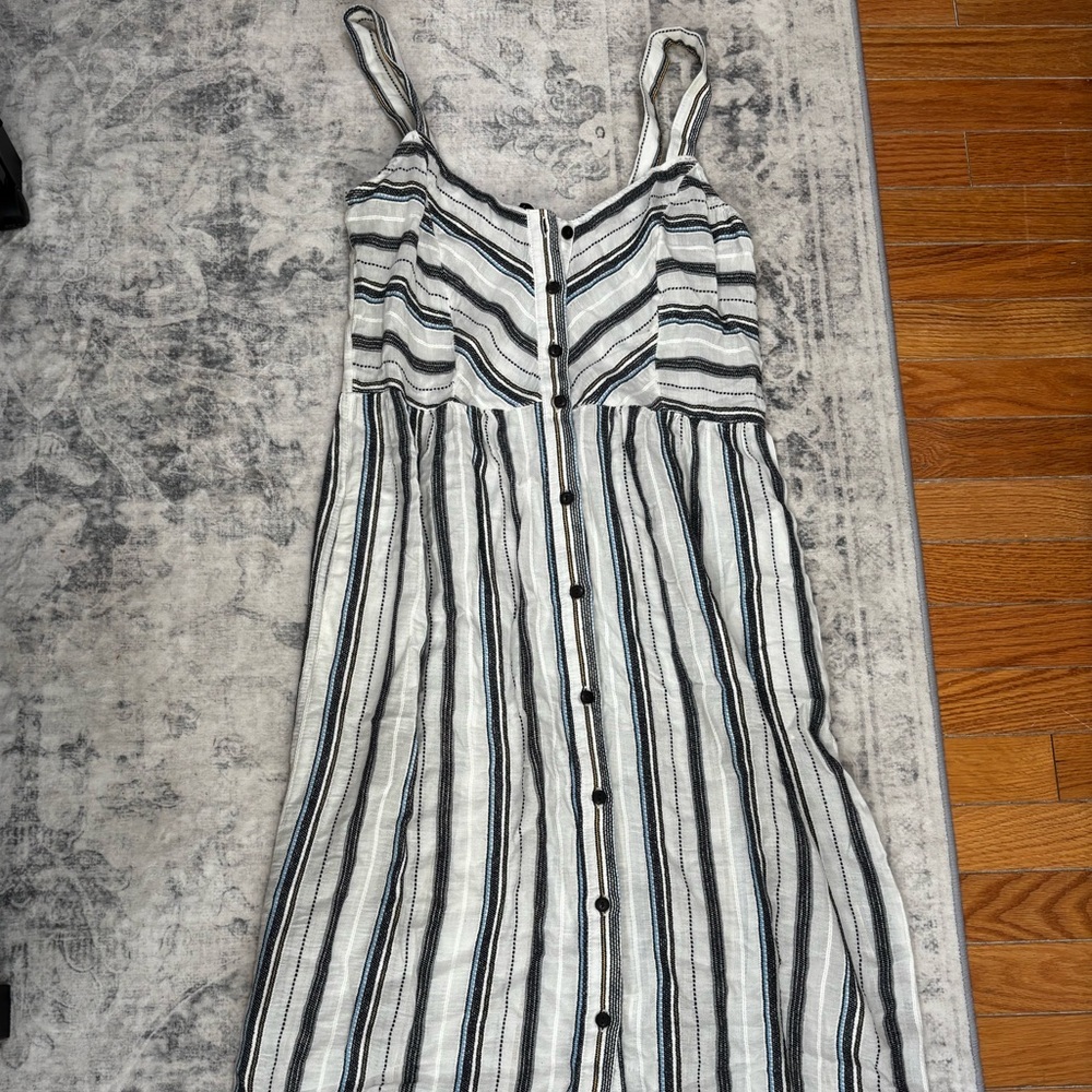 Zara Blue / White Maxi Dress